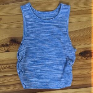 EUC Aerie Heather Blue/Purple Yoga Stretch Tank Top size L